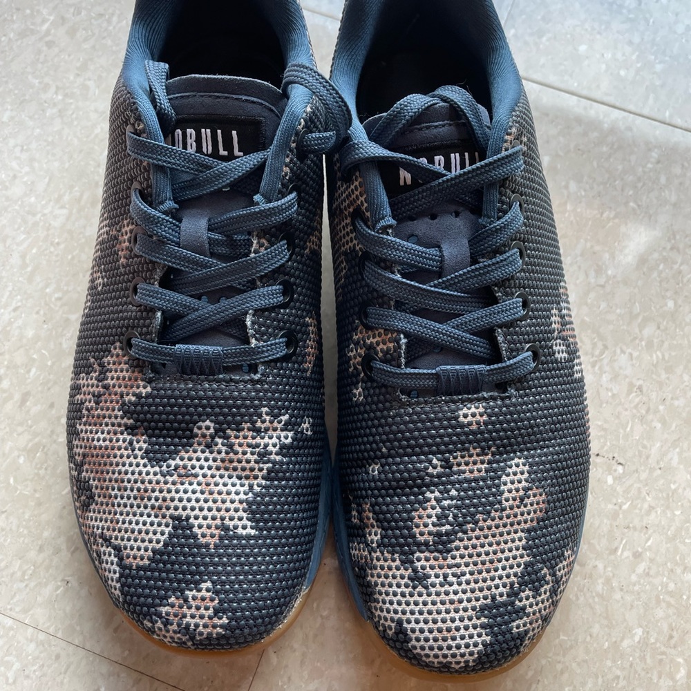 NoBull Dark Floral Gum Trainers